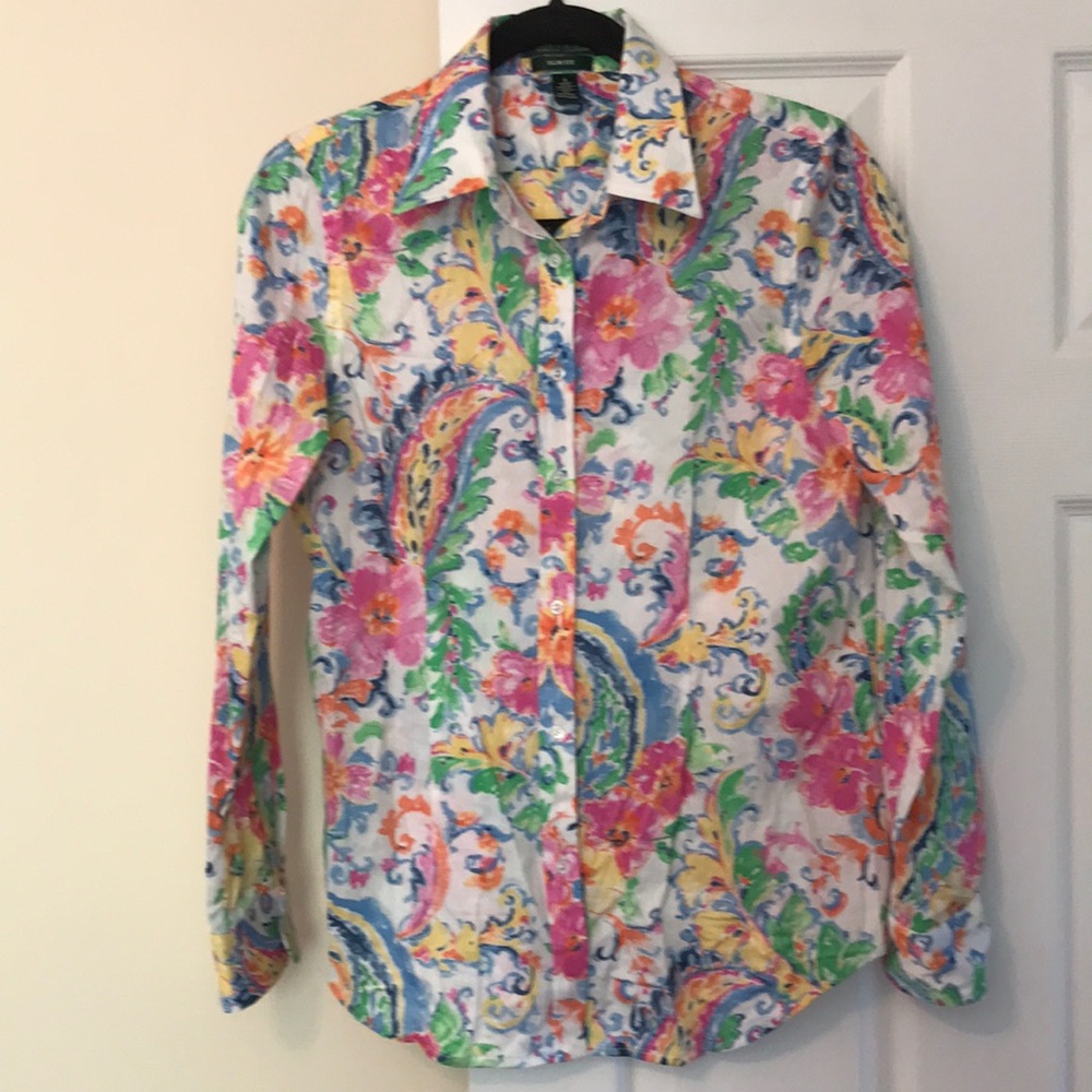 Ralph Lauren slim fit coloured shirt